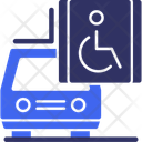 پیش‌نمایش فایل car-with-wheelchair-symbol-10348025 از پک پارکینگ