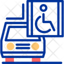 پیش‌نمایش فایل car-with-wheelchair-symbol-10348422 از پک پارکینگ