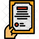 پیش‌نمایش فایل hand-holding-a-certificate-10377553 از پک شغل منصسرگرم‌کنندهه