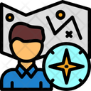 پیش‌نمایش فایل person-with-a-map-and-compass-for-direction-10377626 از پک شغل منصسرگرم‌کنندهه