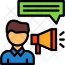 پیش‌نمایش فایل person-with-a-megaphone-for-communication-10377628 از پک شغل منصسرگرم‌کنندهه
