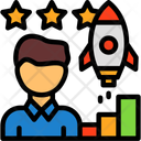 پیش‌نمایش فایل person-with-a-rocket-for-career-growth-10377630 از پک شغل منصسرگرم‌کنندهه