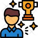 پیش‌نمایش فایل person-with-a-trophy-for-winning-a-competition-10377632 از پک شغل منصسرگرم‌کنندهه