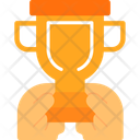 پیش‌نمایش فایل hand-with-a-trophy-for-recognition-10382662 از پک شغل منصسرگرم‌کنندهه
