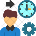 پیش‌نمایش فایل person-with-a-clock-for-time-management-10382692 از پک شغل منصسرگرم‌کنندهه