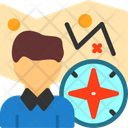 پیش‌نمایش فایل person-with-a-map-and-compass-for-direction-10382700 از پک شغل منصسرگرم‌کنندهه