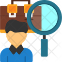 پیش‌نمایش فایل person-with-magnifying-glass-looking-at-job-offers-10382710 از پک شغل منصسرگرم‌کنندهه