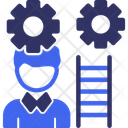 پیش‌نمایش فایل person-with-a-ladder-for-advancement-10385809 از پک شغل منصسرگرم‌کنندهه