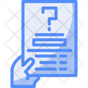 پیش‌نمایش فایل hand-with-a-question-mark-for-information-10385668 از پک شغل منصسرگرم‌کنندهه