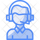 پیش‌نمایش فایل person-with-headset-symbolizing-communication-10385716 از پک شغل منصسرگرم‌کنندهه