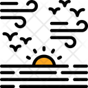 پیش‌نمایش فایل sunset-over-water-11635733 از پک آب و هوا