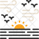 پیش‌نمایش فایل sunset-over-water-11635934 از پک آب و هوا
