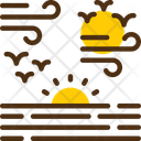 پیش‌نمایش فایل sunset-over-water-11636856 از پک آب و هوا