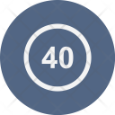پیش‌نمایش فایل speed-9 از پک گلیف علامت جاده دایره