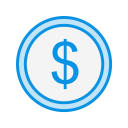 پیش‌نمایش فایل coin-200 از پک خط کسب و کار آبی