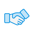 پیش‌نمایش فایل handshake-10 از پک خط کسب و کار آبی