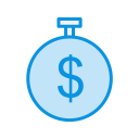 پیش‌نمایش فایل timer-16 از پک خط کسب و کار آبی