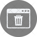 پیش‌نمایش فایل delete-webpage از پک دایره گلیف