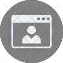 پیش‌نمایش فایل user-window از پک دایره گلیف