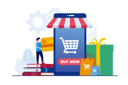 پیش‌نمایش فایل man-doing-online-shopping-5374159 از پک خرید آنلاین