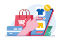 پیش‌نمایش فایل shopping-app-5374153 از پک خرید آنلاین