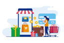 پیش‌نمایش فایل shopping-point-5374155 از پک خرید آنلاین