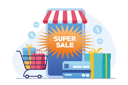 پیش‌نمایش فایل shopping-super-sale-cashback-5379388 از پک خرید آنلاین