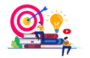 پیش‌نمایش فایل education-target-5393114 از پک مفهوم آموزش ۱