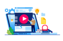 پیش‌نمایش فایل video-learning-5393108 از پک مفهوم آموزش ۱