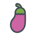 پیش‌نمایش فایل eggplant-1876815 از پک میوه و سبزی