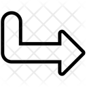 پیش‌نمایش فایل turn-right-arrow-3570866 از پک پیکان
