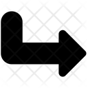 پیش‌نمایش فایل turn-right-arrow-3570912 از پک پیکان