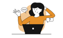 پیش‌نمایش فایل girl-getting-online-education-on-laptop-9722245 از پک آموزش