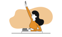 پیش‌نمایش فایل girl-raised-her-hand-for-asking-doubt-9722262 از پک آموزش