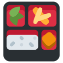 پیش‌نمایش فایل bento-box-food-plate-fastfood-symbol-emoj از پک خوراکی و نوشیدنی تویموجی