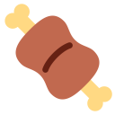 پیش‌نمایش فایل meat-on-bone-non-vegetarian-food-emoj-symbol از پک خوراکی و نوشیدنی تویموجی