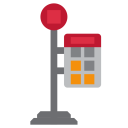 پیش‌نمایش فایل bus-stop-signal-schedule-emoj-symbol از پک سفر و مکان های توئیجی