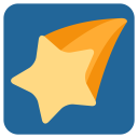 پیش‌نمایش فایل falling-star-comet-nature-emoj-symbol از پک سفر و مکان های توئیجی