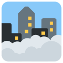 پیش‌نمایش فایل foggy-weather-cityscape-night-view-city-buildings-infrastructure-emoj-symbol از پک سفر و مکان های توئیجی