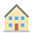 پیش‌نمایش فایل house-home-building-infrastructure-real-estate-resident-emoj-symbol از پک سفر و مکان های توئیجی