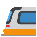 پیش‌نمایش فایل light-rail-train-high-speed-bullet-railway-emoj-symbol از پک سفر و مکان های توئیجی