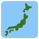 پیش‌نمایش فایل map-of-japan-location-earth-emoj-symbol از پک سفر و مکان های توئیجی