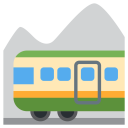 پیش‌نمایش فایل mountain-railway-tourist-travelling-special-train-emoj-symbol از پک سفر و مکان های توئیجی