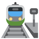 پیش‌نمایش فایل railway-train-station-emoj-symbol از پک سفر و مکان های توئیجی