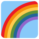 پیش‌نمایش فایل rainbow-nature-view-emoj-symbol از پک سفر و مکان های توئیجی