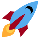 پیش‌نمایش فایل rocket-space-galaxy-vehicle-transportation-emoj-symbol از پک سفر و مکان های توئیجی