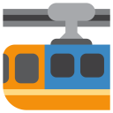 پیش‌نمایش فایل suspension-railway-wired-transportation-vehicle-emoj-symbol از پک سفر و مکان های توئیجی