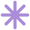پیش‌نمایش فایل eight-spoked-asterisk-purple-information از پک حیوان و طبیعت