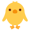 پیش‌نمایش فایل front-facing-baby-chick-chicken-food از پک حیوان و طبیعت