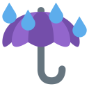 پیش‌نمایش فایل umbrella-with-rain-drops-rainy-season از پک حیوان و طبیعت